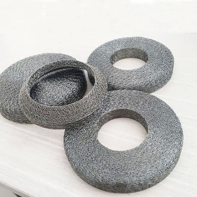 Compressed Knitted Wire Mesh Filter Cartridge SS 304  Plain Weave 0.02-2mm Dia