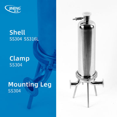 Stainless Steel 30 Inch Cartridge Filter Housing Polished