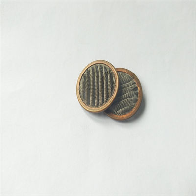 25.4mm Disc Wire Filter Mesh Dutch Plain Twill Weave Style 2 Microns - 300 Microns