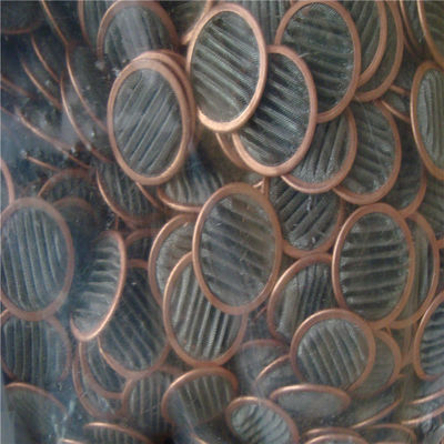 25.4mm Disc Wire Filter Mesh Dutch Plain Twill Weave Style 2 Microns - 300 Microns