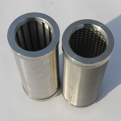 Sus316 Mesh Pleated Filter Cartridges , Pleated Metal Mesh Filter 3-200um