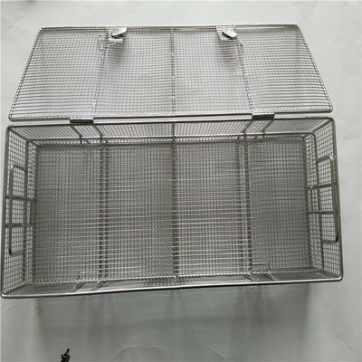 Folding silver covered medical disinfect Stainless Steel Pallet Cages