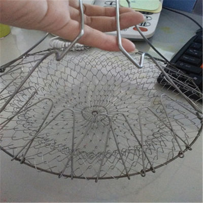 Round Wire Filter Mesh  Smooth Surface Good Permeability  Sterilization Basket