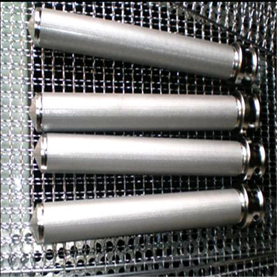 3.2Mpa Pressure  Sintered Wire Mesh Filter , Sintered Filter Elements  2-200um