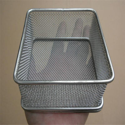 Corrosion Resistance Wire Mesh Basket For Medical Experiment Sterilizer