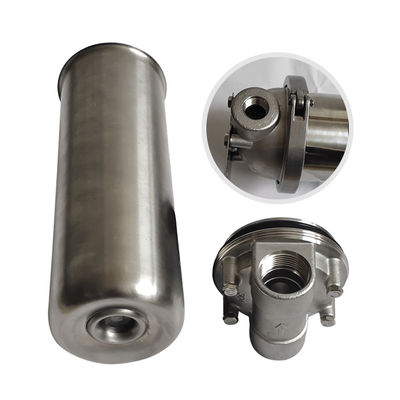 Big Water Flow Cartridge Filter Housing  Strong Blowdown Capacity Quick Open