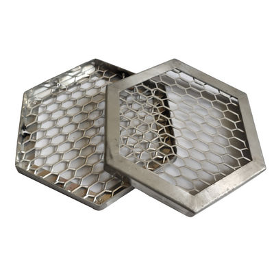 Stainless Steel Expanded Metal Mesh  Variety Opening Sizes  Silver Roll Type