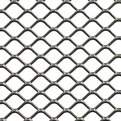 Diamond Hole  Expanded Aluminium Mesh  , Square Expanded Metal Anodise Surface