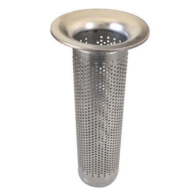 Balcony Perforated Mesh Panels , Perforated Wire Mesh Punching  Round Hole