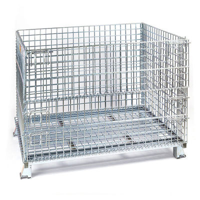 Metal Container Q235 2000kg Wire Mesh Storage Cages