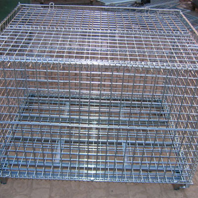 Metal Container Q235 2000kg Wire Mesh Storage Cages