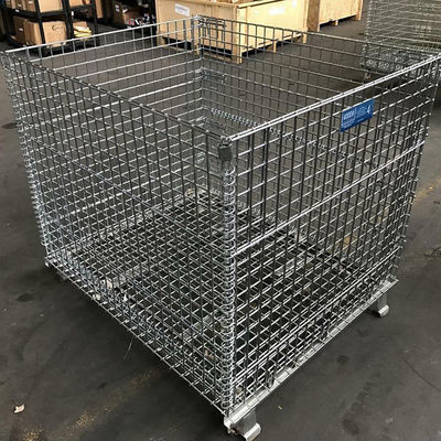 Metal Container Q235 2000kg Wire Mesh Storage Cages