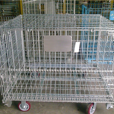 Metal Container Q235 2000kg Wire Mesh Storage Cages