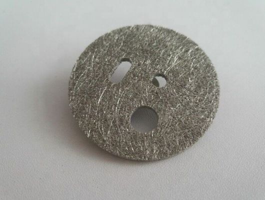 Excellent permeability , Hastelloy FeCrAl Nickel Liquid Filtration Sintered Fiber Felt
