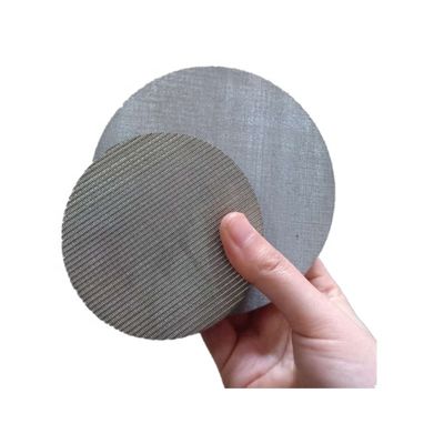 Stainless steel ss micron 10mm 15mm 16mm 20mm 25mm 30mm edge packed filter mesh packs filter disc mesh