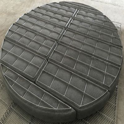 304l Wire Mesh Demister Stainless Steel Co Knit With Fiber Glass