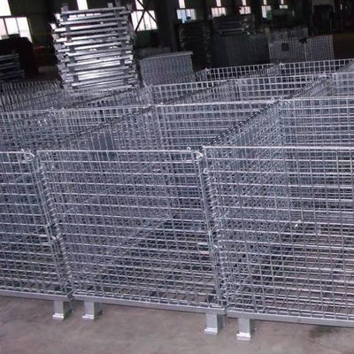 Metal Container Q235 2000kg Wire Mesh Storage Cages
