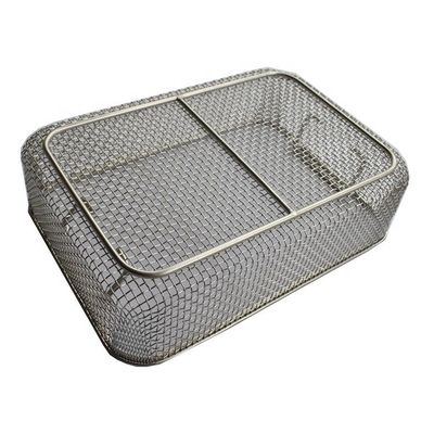 Square Hole 0.64mm Wire Mesh Fruit Bowl Electrolytic Polishing