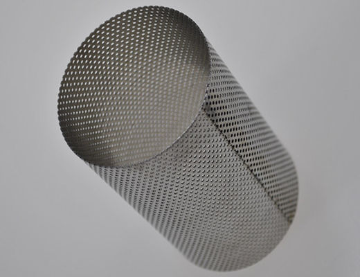 Length 30mm 316L Diamond Perforated Round Steel Tubing