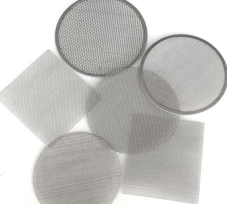 Custom Size 30mm Diameter 80um Wire Mesh Disc Impurity Removal Cap