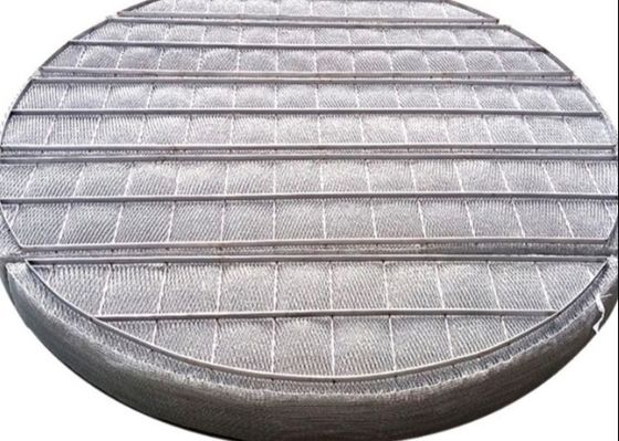 304/316 Ss Wire Knitmesh Demister Defoamer Tower Interior