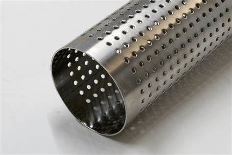 All Round Hole Perforated Stainless Steel Pipe Cylindrical Filter In Water System