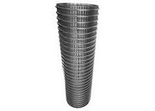 0.1mm Liquid Strainers Wedge Wire Screen Filter Looped Or Welded Wrapped