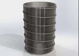 0.1mm Liquid Strainers Wedge Wire Screen Filter Looped Or Welded Wrapped